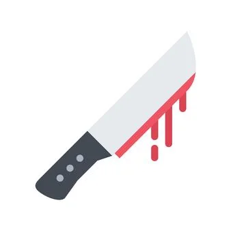 Design vector image icons knife blood Illustrazione stock