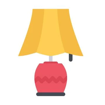 Design vector image icons lamp Stock Illustration