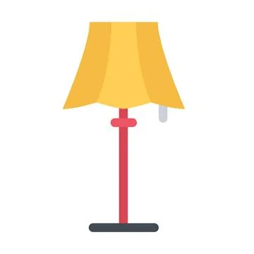 Design vector image icons lamp Stock Illustration