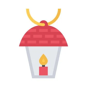 Design vector image icons lamp Stock Illustration