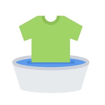 Design vector image icons laundry Stock Illustration