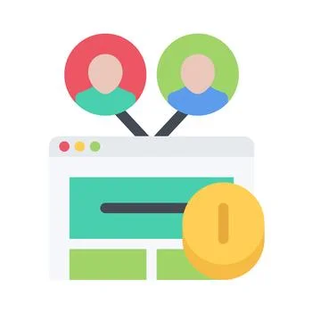 Design vector image icons leads Stock Illustration