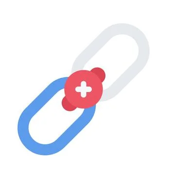 Design vector image icons link building Stock Illustration