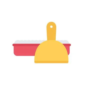 Design vector image icons litter box Stock Illustration