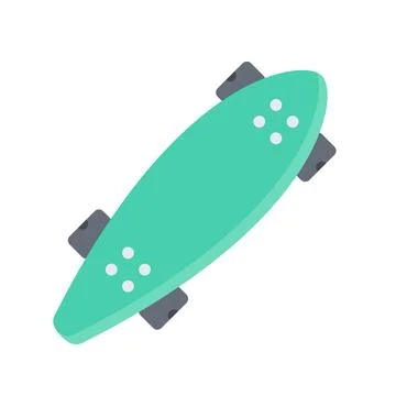 Design vector image icons longboard Stock Illustration