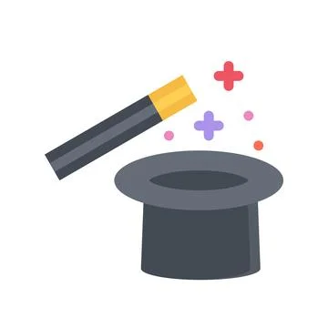 Design vector image icons magic Illustrazione stock