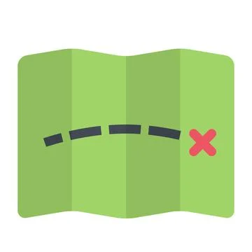 Design vector image icons map Illustrazione stock