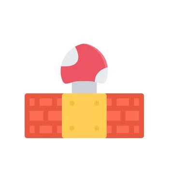 Design vector image icons mario Stock Illustration