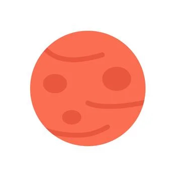 Design vector image icons mars Stock Illustration