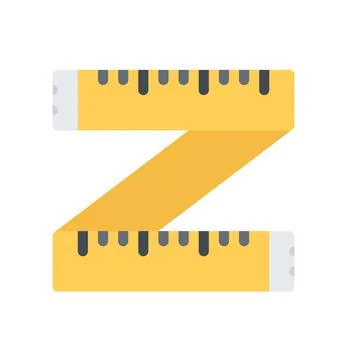 Design vector image icons measuring tape Illustrazione stock