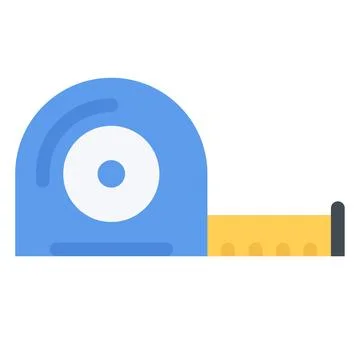 Design vector image icons measuring tape Stock Illustration