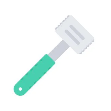 Design vector image icons meat hammer Stock Illustration
