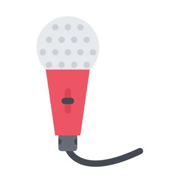 Design vector image icons microphone Stock Illustration