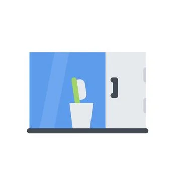 Design vector image icons mirror Stock Illustration