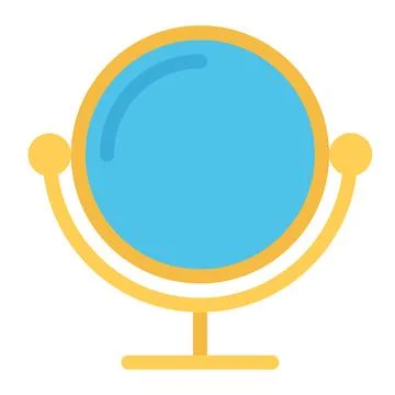 Design vector image icons mirror Illustrazione stock