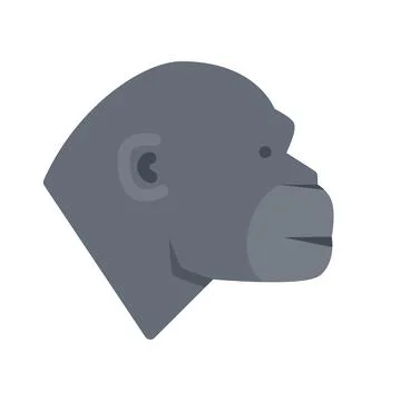 Design vector image icons monkey Stock Illustration