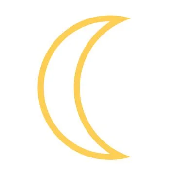 Design vector image icons moon Stock Illustration