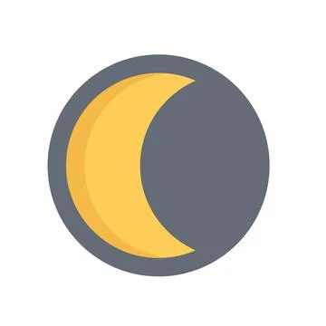 Design vector image icons moon Stock Illustration