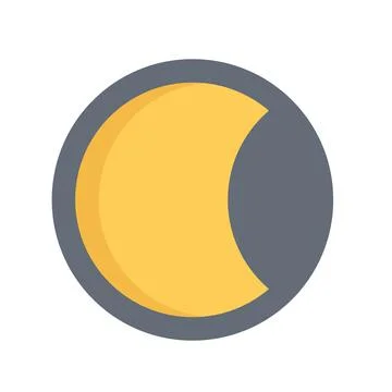 Design vector image icons moon Stock Illustration