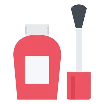 Design vector image icons nail polish Stock Illustration