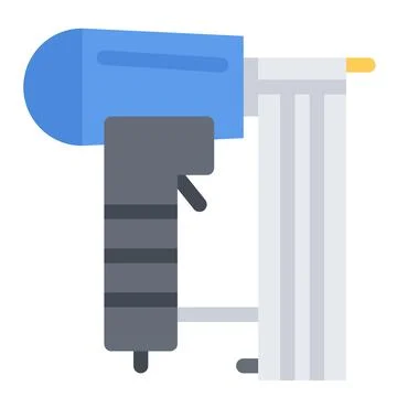 Design vector image icons nailing gun Stock Illustration