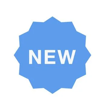 Design vector image icons new badge Stock Illustration