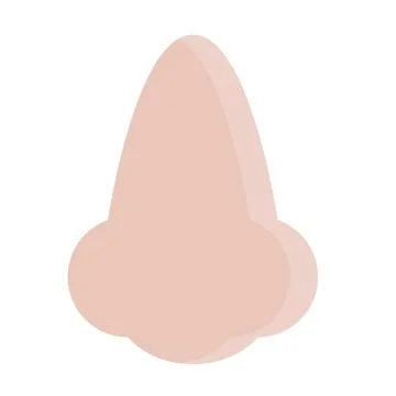 Design vector image icons nose Stock Illustration