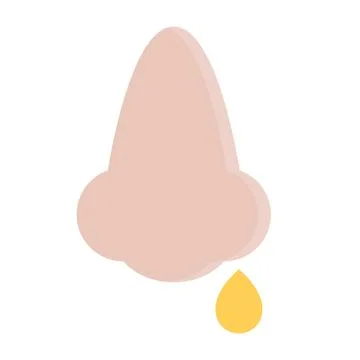 Design vector image icons nose snot Stock Illustration