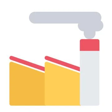 Design vector image icons nuclear plant Stock Illustration