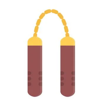 Design vector image icons nunchuck Stock Illustration