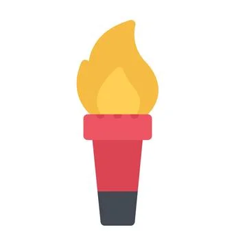 Design vector image icons olympic flame Stock Illustration