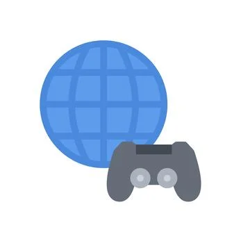 Design vector image icons online game Stock Illustration