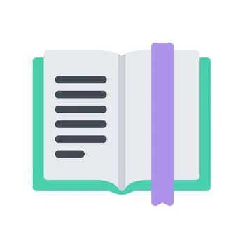 Design vector image icons open book Stock Illustration