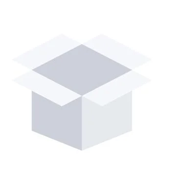 Design vector image icons open box Stock Illustration