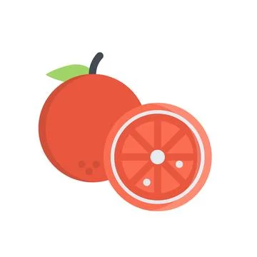 Design vector image icons orange Stock Illustration