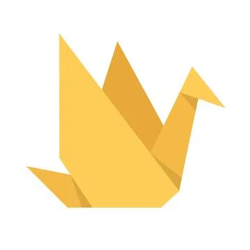 Design vector image icons origami Stock Illustration