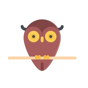 Design vector image icons owl Stock Illustration