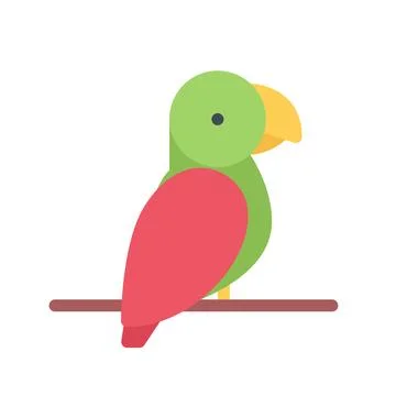 Design vector image icons parrot イラスト素材