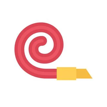 Design vector image icons party horn Stock Illustration