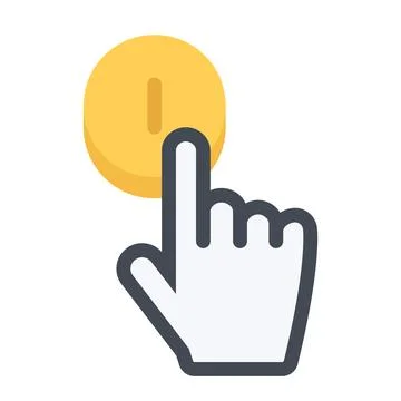 Design vector image icons pay per click Stock Illustration