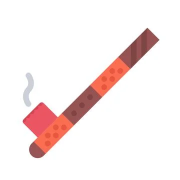 Design vector image icons peace pipe Stock Illustration