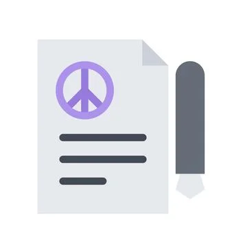 Design vector image icons peace agreement Stock Illustration