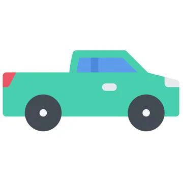 Design vector image icons pickup Stock Illustration