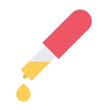 Design vector image icons pipette Stock Illustration