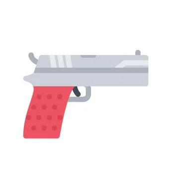 Design vector image icons pistol Stock Illustration