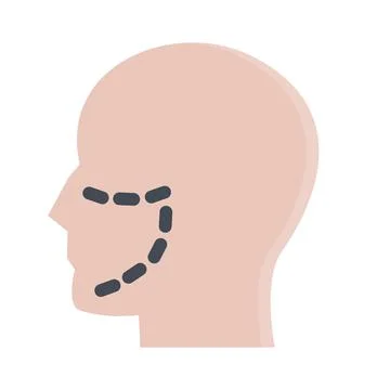 Design vector image icons plastic surgery Stock Illustration