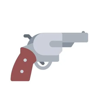 Design vector image icons police gun Stock Illustration