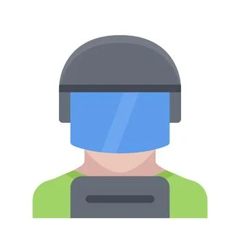 Design vector image icons policeman Stock Illustration