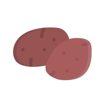 Design vector image icons potato Stock Illustration