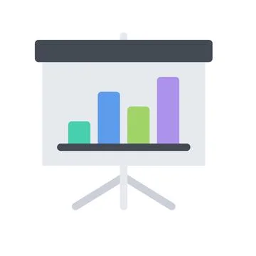 Design vector image icons presentation Stock Illustration